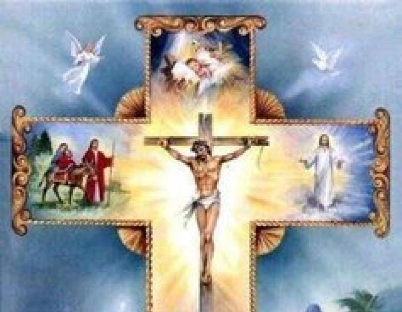 Отличие православного креста от католического. Православный нательный крестик Как отличить православный крест