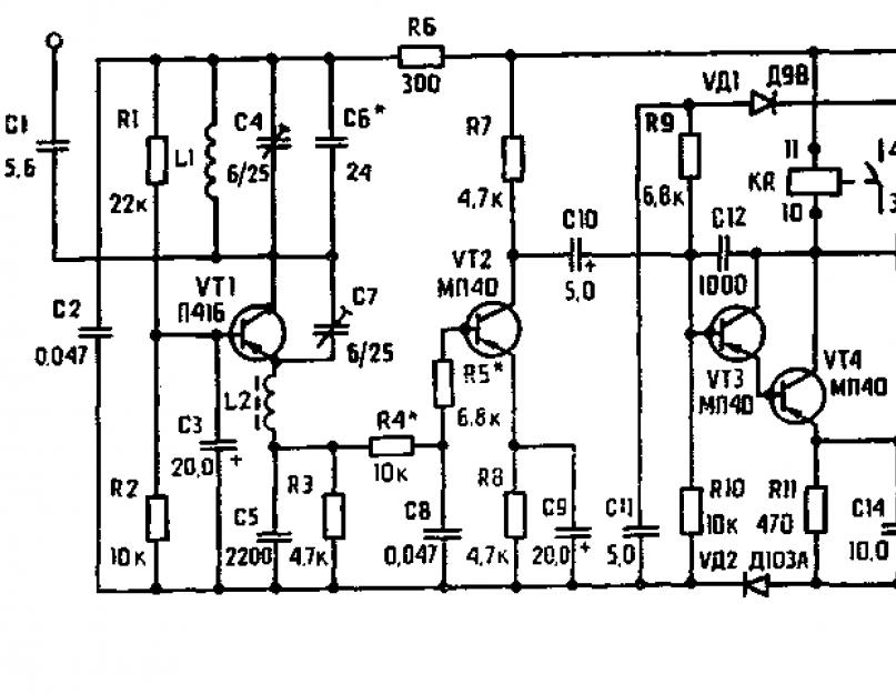 Mikrokontrolleri raadiojuhtimine.  Lihtsaim ühe käsuga raadiojuhtimisahel mudelitele (3 transistorit) Kuidas jootma raadiojuhtimisahelat