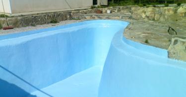 DIY pool waterproofing under tiles