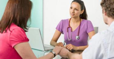 When can a hCG blood test determine pregnancy?