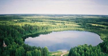 Svetloyar ezers - maza krievu Atlantīda Ezera dabiskās iezīmes