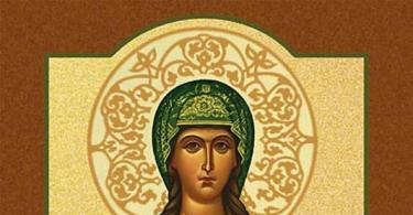 Icon of the Holy Martyr Julia (Julia) of Carthage